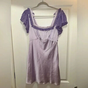 Free People X Revolve NWOT Violet Visions Slip Mini Dress. Size 2
